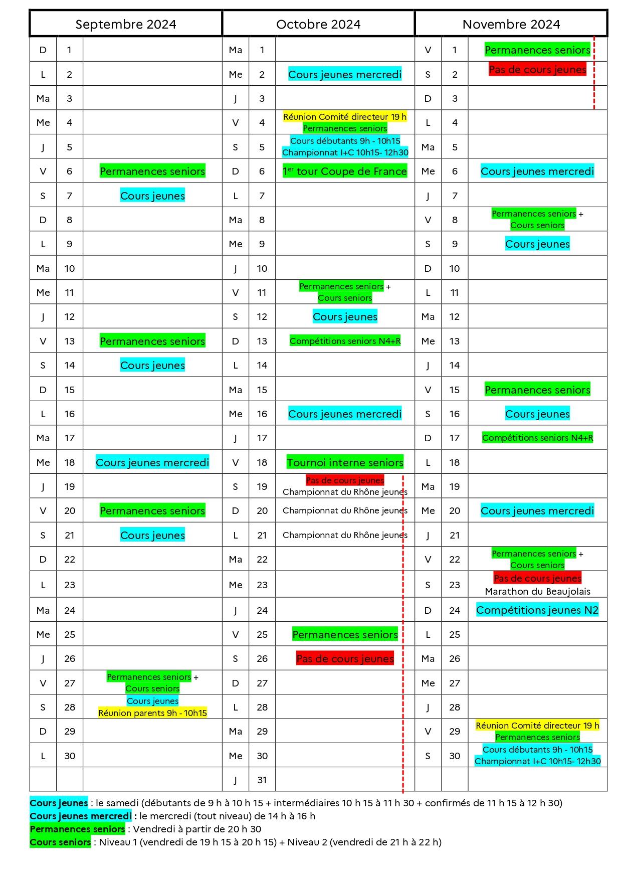 Calendrier club saison 2024 2025 page 0003