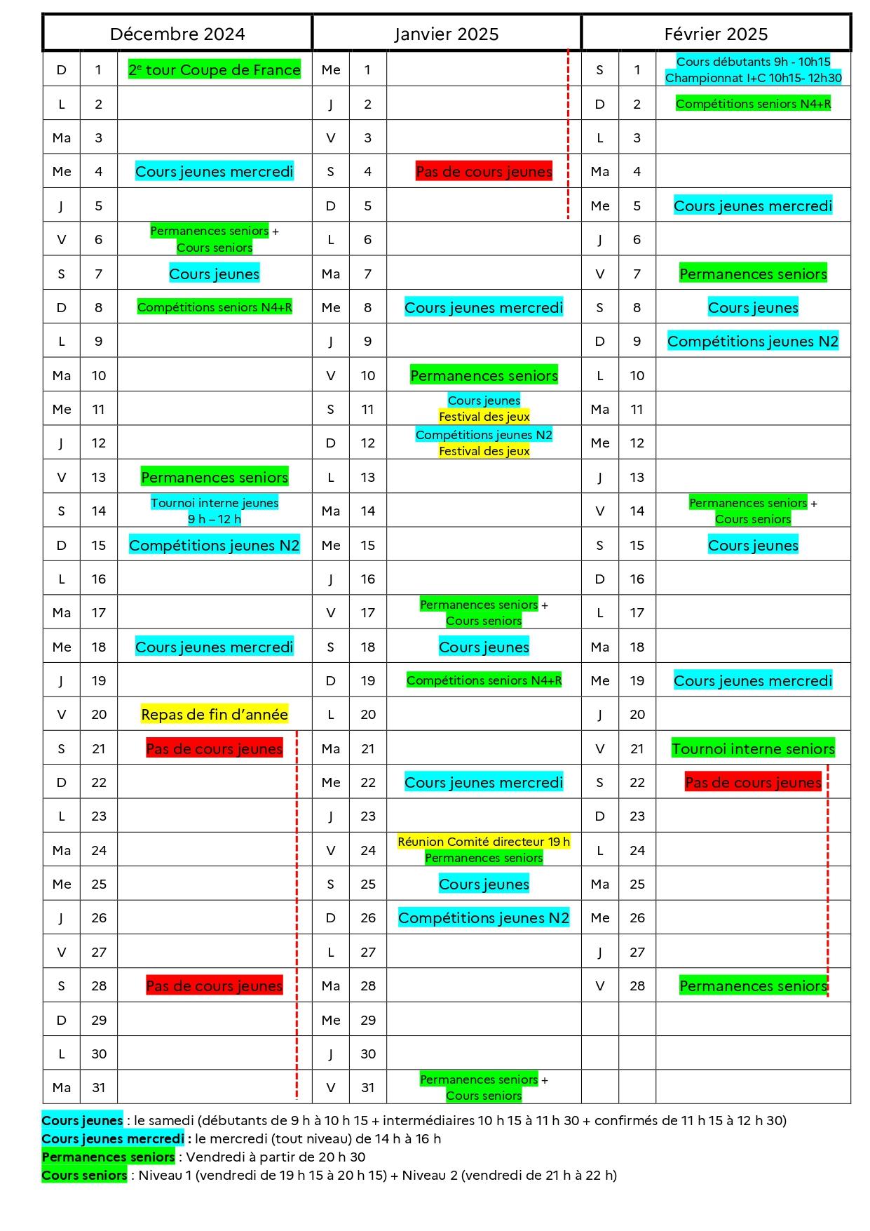 Calendrier club saison 2024 2025 page 0004